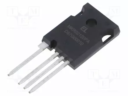 N-KANAVA MOSFET - SIC - UNI-POLAARINEN - 1,2KV - 90A - IDM: 231A - Transistorit - EL-MAKR02120PA - 1