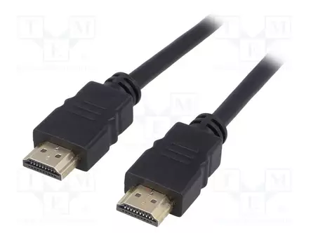 KAAPELI - HDMI-PISTOKE,MOLEMMIN PUOLIN - 4K,HDMI CEC,UHD 2160P - HDMI, DVI, DisplayPort johdot - AK-HD-50A - 1