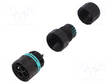 AC LIITIN-RUUVI TERMINAALI - UROS - TH387 - 17,5A - 450V - IP68 - AC liittimet ja rungot - THB.387.A3A - 1