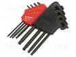 WRENCH: TORX®-SET - SPHERICAL - 9PCS. - Kuusiokolo- ja TORX avaimet - FACOM-89S.JP8A - 2