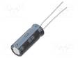 ELEKTROLYYTTIKONDENSAATTORI - LOW ESR - THT - 10VDC - Elektrolyyttikondensaattorit - pysty - UHE1A102MPD1TA - 1