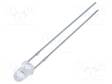 LED - PUNAINEN - 3MM - 2000÷3000MCD - 30° - ETUOSA: KUPERA - 1,7÷2,4VDC - Pyöreät LEDit - FYL-3014KURC1A - 1