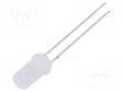 LED - LÄMMIN VALKOINEN - 5MM - 750÷900MCD - 180° - ETUOSA: LITTEÄT - Pyöreät LEDit - OSMMD25TK2A - 1