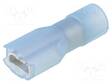 PURISTUSLIITIN - LITTEÄ - 4,8MM - 0,8MM - NAARAS - 2MM2 - PURISTETTAVA - Eristetyt liittimet - TMEDN480820-FA - 1
