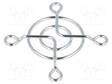 SUOJA - METALLI - 40X40MM - RUUVI - Tuulettimien suojat - FG-04A - 1