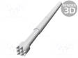TESTAUSNEULA - VIETEREIDEN MURTOSUOJA: 5,1MM - 6,35MM - 3A - CUBE - Mittausneulat - TK0050N.H254C120A - 1