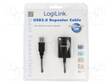 USB-TOISTIN - USB 2.0 - USB A RASIA,USB A PISTOKE - 5M - MUSTA - USB kaapelit ja adapterit - UA0001A - 1