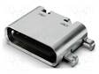 USB C LIITIN - SMT - PIN: 16 - VAAKASUORA - MIDDLE BOARD MOUNT - USB liittimet - USB4500-03-0-A - 1