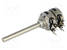 POTENTIOMETRI: AKSIAALINEN - YKSIKIERROS - 2,5KOHM - 200MW - THT - 4MM - Hiilipotentiometrit - T16TH-2K5A - 1