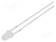 LED - VIHREÄ - 3MM - 4200MCD - 30° - ETUOSA: KUPERA - 2,7÷3,4VDC - -30÷85°C - Pyöreät LEDit - OSPPD23132A - 1