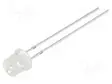 LED - PUNAINEN - 5MM - ETUOSA: LITTEÄT - 2÷2,5VDC - LIIT.MÄÄRÄ: 2 - Pyöreät LEDit - OSR9CA57E1A - 1