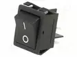 KEINUKYTKIN - DPST - AS: 2 - OFF-ON - 16A/250VAC - MUSTA - EI OLE - R5OHM - Keinukytkimet - R515KKFT0FA - 1