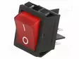 KEINUKYTKIN - DPST - AS: 2 - OFF-ON - 16A/250VAC - PUNAINEN - NEONVALO - R5 - 250V - Keinukytkimet - R595KDFT2FA - 1