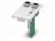 FRONT PLATE, 5 GBPS, CAT5E - Kiskoliittimet - SI-FP-2R1A-U1A - 1