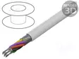 JOHTO - 3X26AWG - PFA - VALKOINEN - 600V - EI ETENE LIEKKIÄ - 30,5M - Suojatut moninapakaapelit - TAU-2619.03-A - 1
