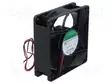 LAITETUULETIN - DC - 24VDC - 80X80X25MM - 76,43M3/H - 36,1DBA - DC 24V tuulettimet - EF80252BX-A99-A - 1