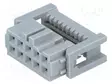 LIITIN: IDC - PISTOKE - NAARAS - PIN: 10 - 4,25A - IDC - - 2,54MM - IDC liittimet - 89110-0101HA - 1