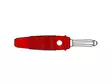 MULTIPLE SPRING WIRE PLUG, RED, 4mm, SCREW CONNECTOR - BULA20K - Hirschman liittimet ja adapterit - HM1410A - 1