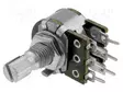 POTENTIOMETRI: AKSIAALINEN - YKSIKIERROS - 220KOHM - 100MW - ±20% - 6MM - Hiilipotentiometrit - PRP162G-220K-A - 1