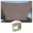 SHADE SAIL - SQUARE - 5 x 5 m - COLOUR: TAUPE - Piha ja terassikalusteet - GSS4500TA - 1
