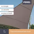 SHADE SAIL - TRIANGLE - 3.6 x 3.6 x 3.6 m - COLOUR: TAUPE - Piha ja terassikalusteet - GSS3360TA - 2