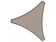 SHADE SAIL - TRIANGLE - 5 x 5 x 5 m - COLOUR: TAUPE - Piha ja terassikalusteet - GSS3500TA - 10