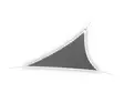 SHADE SAIL WITH BUILT-IN LED BORDER - TRIANGLE - 3.6 x 3.6 x 3.6 m - ANTHRACITE - Piha ja terassikalusteet - GSST36MLEDSPA - 3