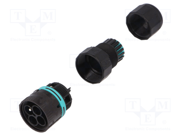 AC LIITIN-RUUVI TERMINAALI - UROS - TH387 - 17,5A - 450V - IP68 - AC liittimet ja rungot - THB.387.A3A - 1