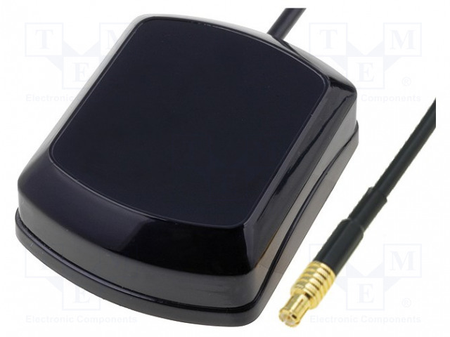 ANTENNI - AUTO-SISÄ-GPS - MCX-A - PISTOKE - SUORA - PIT: 5M - 2,4÷5VDC - Autoantennit - GPS-MCX-A - 1