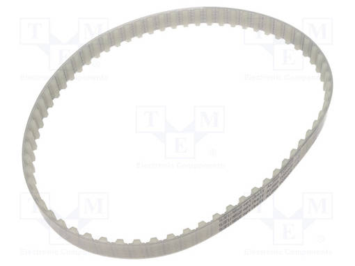 HAMMASHIHNA - T10 - W: 25MM - H: 4,5MM - LW: 1210MM - POLYURETAANI - Hihnat ja hihnapyörät - T10-1210-25-77ZA - 1