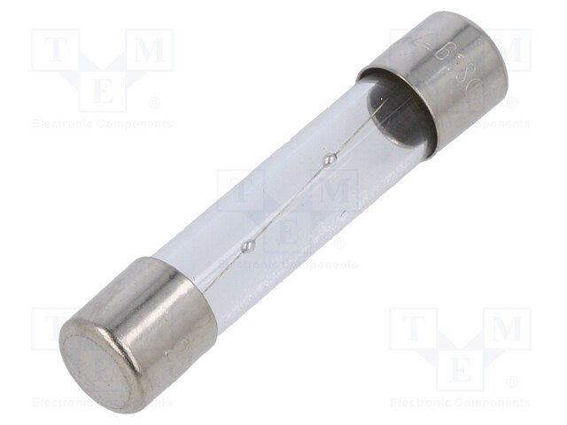 1A - 250VAC - HIDAS SULAKE - LASISULAKE - Sulakkeet 6,3x32mm - hitaat - TSA-1A - 1