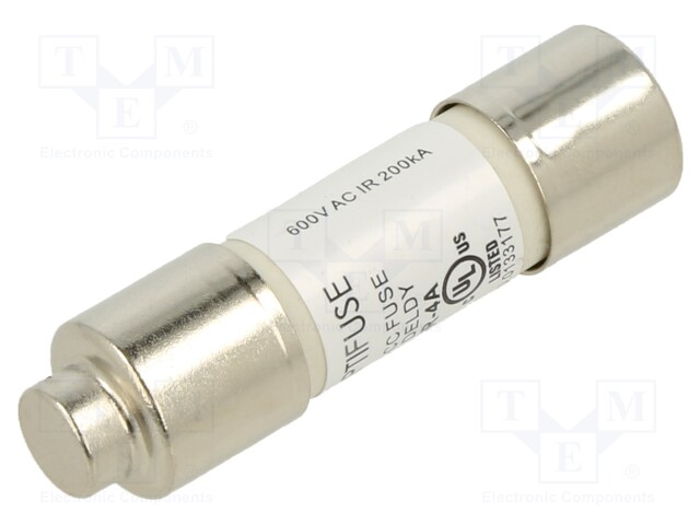 4A - 600VAC - 300VDC - AIKAVIIVESULAKE - Sulakkeet 10,3x38mm - TPK-R-4A - 1