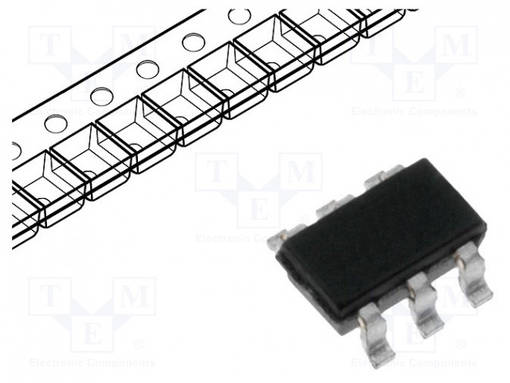 IC: DRIVER - PORTIN OHJAIN - SOT23-6 - -2,2÷4,2A - CH: 1 - 12VDC - MOSFET/IGBT ajurit - ZXGD3001E6TA - 1
