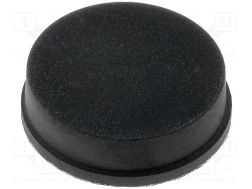 ITSELIIMAUTUVA JALKA - MUSTA - KUMI - A: 11,3MM - B: 10,7MM - C: 3,2MM - Koteloiden lisätarvikkeet - FIX-RF11-3.2A - 1