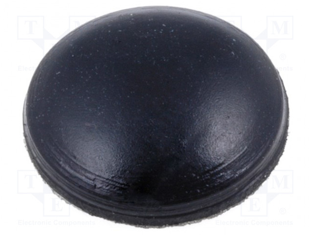 ITSELIIMAUTUVA JALKA - MUSTA - KUMI - A: 8MM - B: 2MM - C: 1MM - Koteloiden lisätarvikkeet - RF8-2A - 1