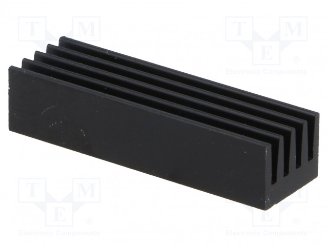 JÄÄHDYTYSLEVY - MUSTA - L: 26MM - W: 8MM - H: 6MM - 26K/W - Jäähdytyslevyt - ICKSMDF26SA - 1