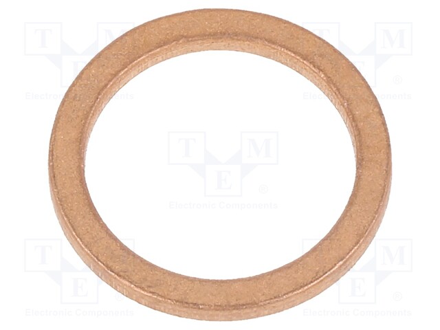 KUPARITIIVISTE - PAKS.: 1,5MM - SISÄØ: 12MM - ULKOØ: 16MM - DIN 7603 - Tekniset tiivisteet - DIN7603-CU-12-16-A - 1