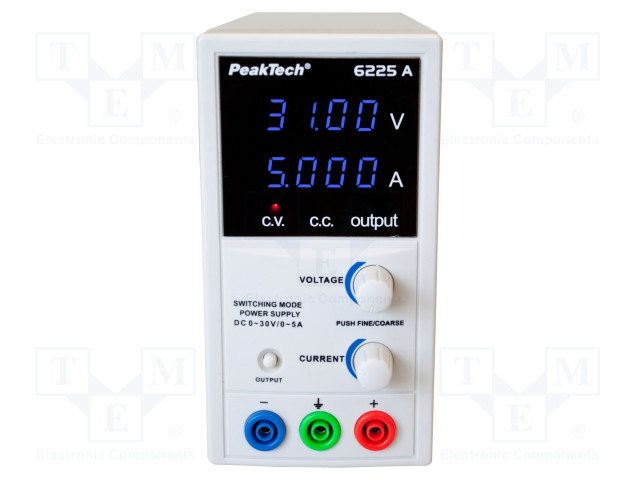 LABORATORY POWER SUPPLY: STANDARD - SWITCHING,SINGLE-CHANNEL - Laboratorioteholähteet - PKT-P6225A - 1
