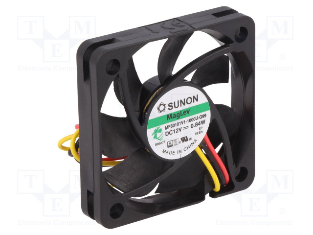 LAITETUULETIN - DC - 12VDC - 50X50X10MM - 23,32M3/H - 30,7DBA - DC 12V tuulettimet - MF50101V1-G99-A - 1