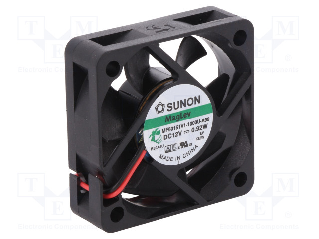 LAITETUULETIN - DC - 12VDC - 50X50X15MM - 28,73M3/H - 33DBA - DC 12V tuulettimet - MF50151V1-A99-A - 1