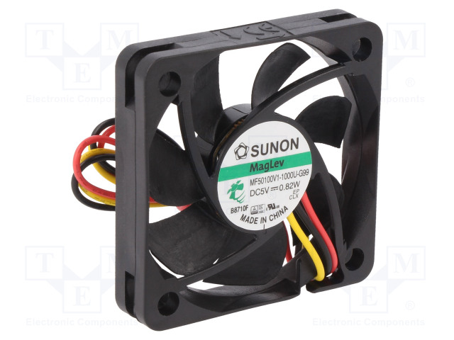 LAITETUULETIN - DC - 5VDC - 50X50X10MM - 23,32M3/H - 30,7DBA - DC 5V tuulettimet - MF50100V1-G99-A - 1