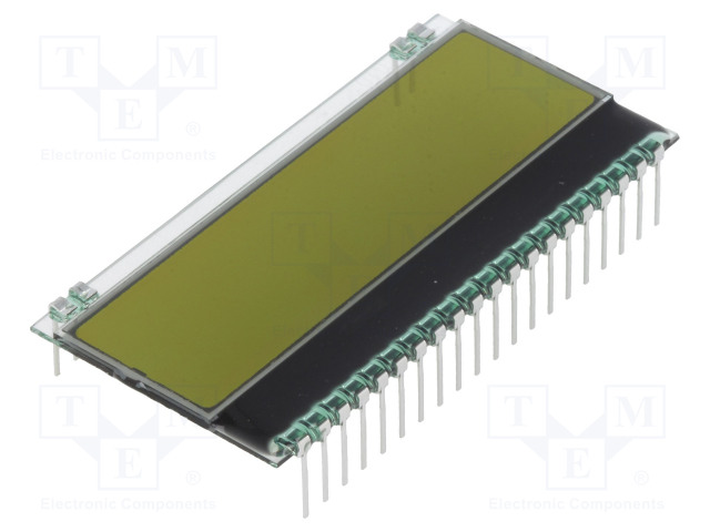 LCD NÄYTTÖ - AAKKOSNUMEERINEN - STN POSITIVE - 16X3 - KELTAVIHREÄ - Aakkosnumeeriset LCD-näytöt - EADOGM163E-A - 1