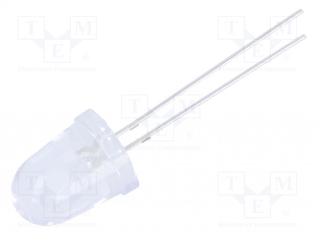 LED - KELTAINEN - 10MM - 50000÷60000MCD - 8° - ETUOSA: KUPERA - BULLET - Pyöreät LEDit - OSY5PAA201A - 1