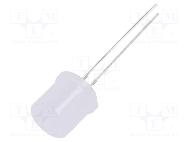 LED - KELTAINEN - 10MM - 500÷750MCD - 180° - ETUOSA: LITTEÄT - 1,8÷2,6VDC - Pyöreät LEDit - OSY5PAA6K2A - 1