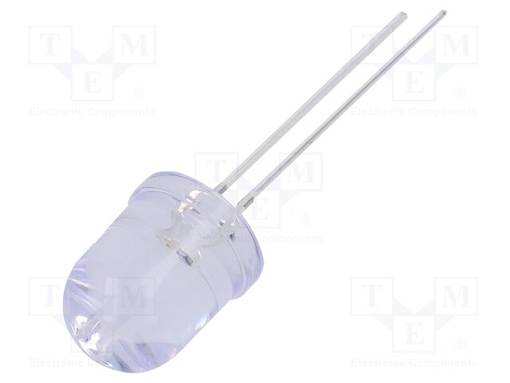 LED - KELTAINEN - 10MM - 8400÷10000MCD - 30° - ETUOSA: KUPERA - 2,5÷5VDC - Pyöreät LEDit - OSY5MKA131A - 1