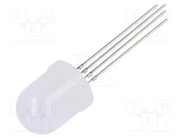 LED - RGB - 10MM - 30° - ETUOSA: KUPERA - 1,8÷2,6/2,9÷3,6/2,9÷3,6VDC - Pyöreät LEDit - OSTAMAA132A - 1