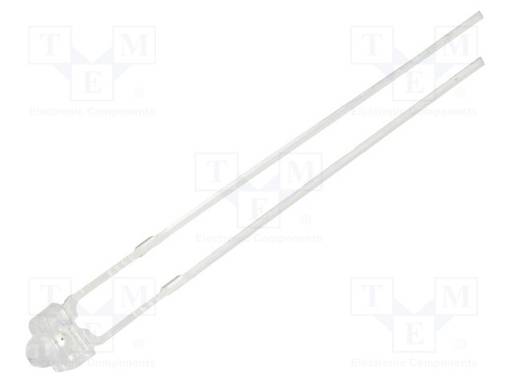 LED - ORANSSI - 1,8MM - 3000÷4000MCD - 30° - ETUOSA: KUPERA - 1,8÷2,6VDC - Pyöreät LEDit - OSO5PA7331A - 1