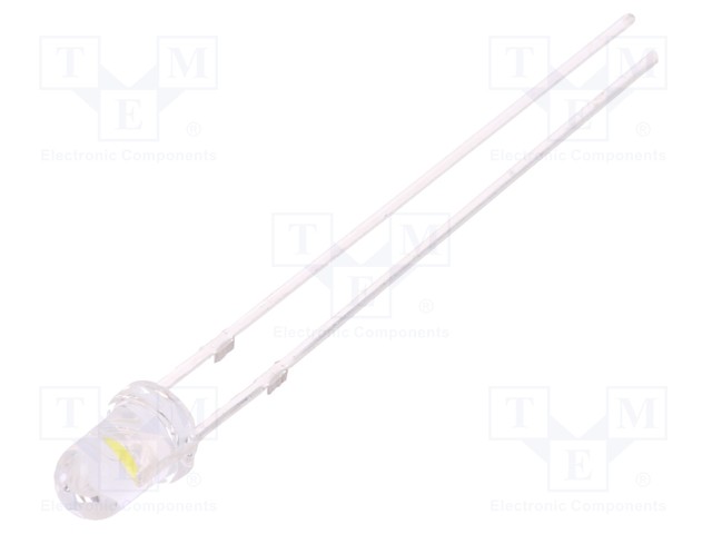 LED - KELTAINEN (FLUORESCENT KELTAINEN-VIHREÄ) - 3MM - 7000÷8400MCD - Pyöreät LEDit - OSG8DL3131A - 1