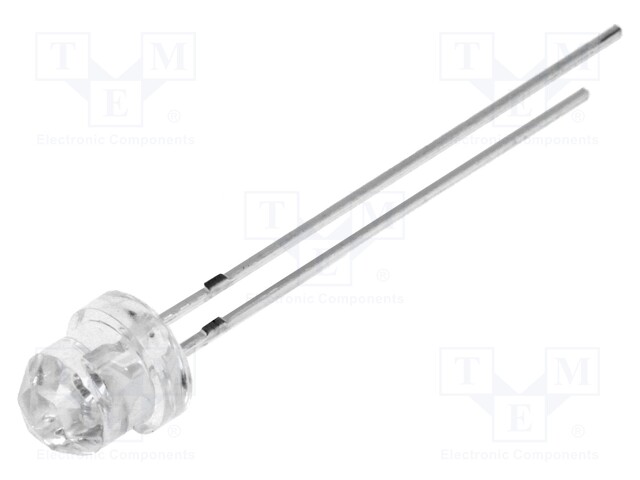 LED - SININEN - 4,85MM - 500÷750MCD - ETUOSA: DIAMOND - RASTERI: 2,54MM - Ultrakirkkaat LEDit - OSB5SAEDD1A - 1