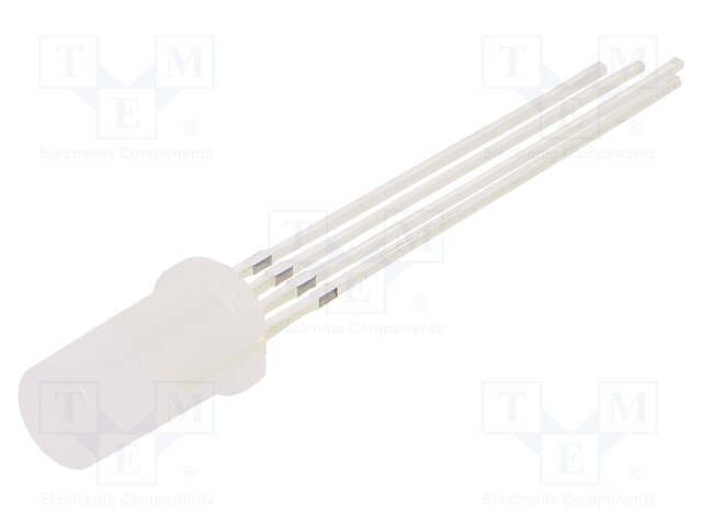 LED - RGB - 5MM - 140° - ETUOSA: LITTEÄT - 1,8÷2,6/2,8÷3,6VDC - -30÷85°C - Pyöreät LEDit - OSTAMA5TE2A - 1